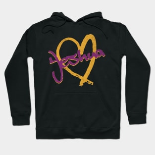 I Love Yeshua Vintage 80's & 90' Purple and Yellow Hoodie